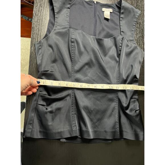 Amazing Y2K Cache Navy Blue Satin Pants Set/Formal/Cocktail/Party/Event Outfit - Picture 8 of 13